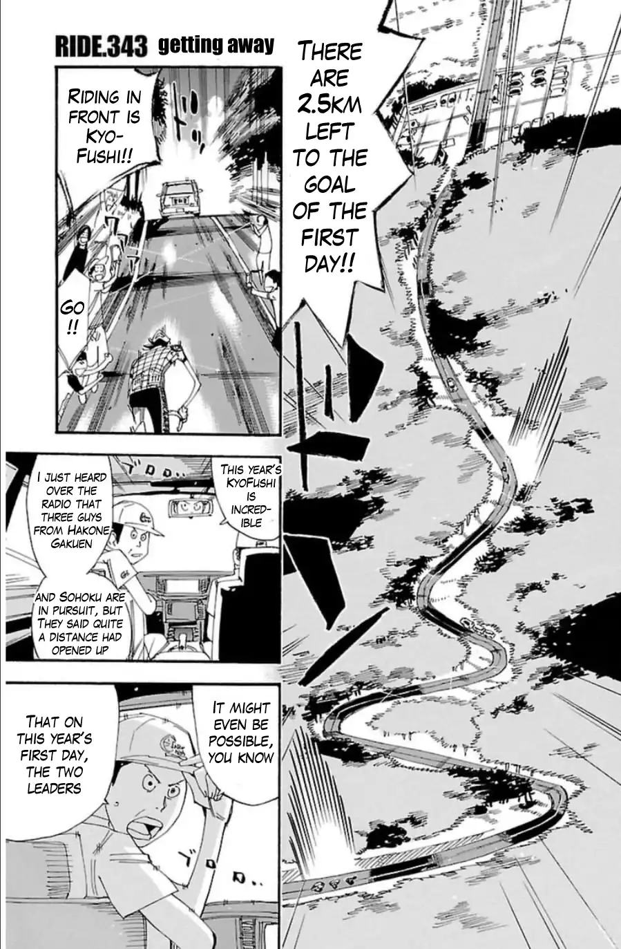Yowamushi Pedal Chapter 343 1